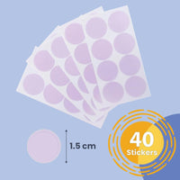 Alevial UV Detection Stickers for Sunscreen Reapply Reminder, Suitable for Kids & Adults, 40 Pack Sticker Patches, Sun Cream Instant Monitoring, Improved Formula