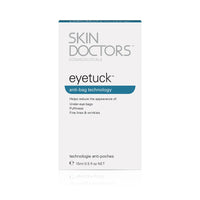 Skin Doctors Eyetuck, reduces the appearance of dark circles, puffiness, under-eye wrinkles, under eye bags by aiding lymphatic drainage and removing the appearance of excess fluid. -15ml