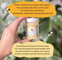 Ultra Bee 100% Natural All in One Honey Balm, Natural Moisturiser for Sensitive Face, Body, Lips,Tattoo's 200ml