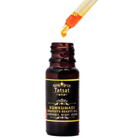 TATSAT - WELLNESS THROUGH AYURVEDA Certified Ayurvedic Kumkumadi Exquisite Face Serum with Authentic kumkumadi oil with 30% Saffron & 23 VARNYAKARA herbs for spotless,wrinkle free glowing skin-10ml