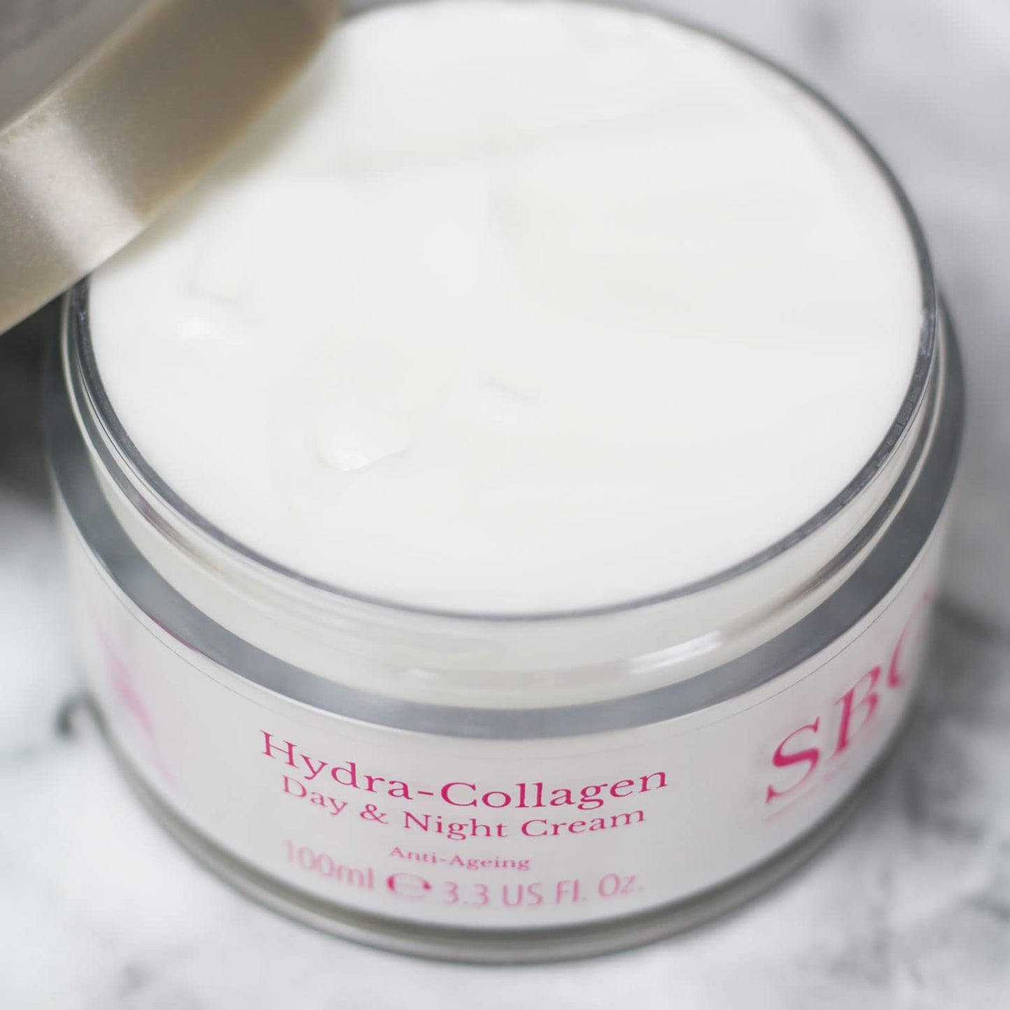 SBC Skincare's Hydra-Collagen Day & Night Cream - 100ml | Award-Winning Anti-Ageing Cream | Day And Night Moisturiser For Sensitive Skin | Mature Skin Face Moisturiser