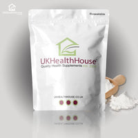 UKHealthHouse Glycine Powder 2.5kg - Anti Inflammatory Sleep Aid - Recovery GH Release 100% Pure Glycine Vegan Friendly Boosts Protein Synthesis White