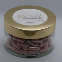 AHS Natural Collagen - Pack of 180 Capsules with Hyaluronic Acid and Rose Hip