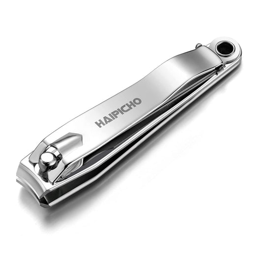 haipicho Nail Clipper, Made with Heavy Duty Stainless Steel, Suitable for Thick Fingernail Toenail Men Women (Silver 1 Pack)