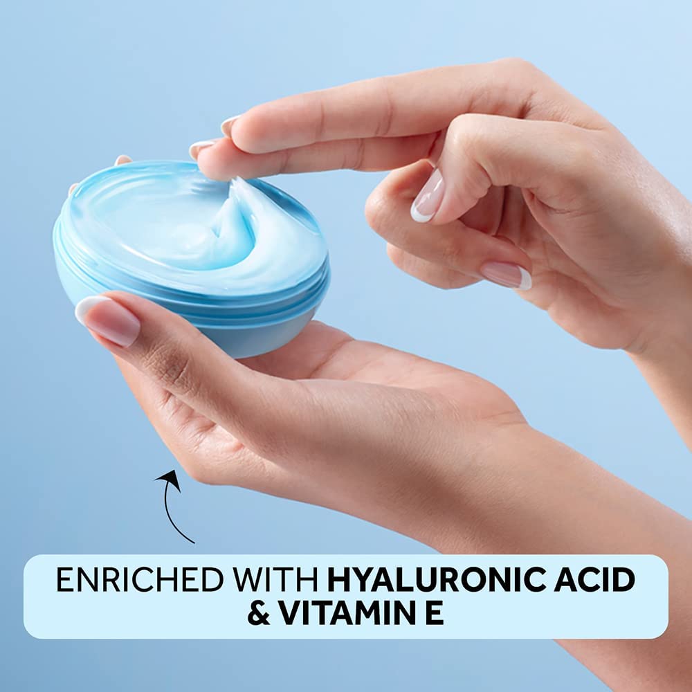 Loman PONDS Super Light Gel Oil Free Face Moisturizer 49 g, With Hyaluronic Acid & Vitamin E for Fresh Glowing Skin & 24 hr Hydration - Daily Use