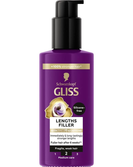Gliss Lenghts Filler for Stronger Lenghts, Pack of 1, 100 ml