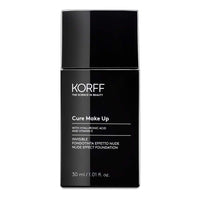 Korff KORFF Invisible Nude Effect Fluid Foundation, Medium-Low Coverage, Modulable, Light and Silky Texture, Enriched with Hyaluronic Acid, 04, 30 ml
