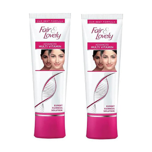 Glow & Lovely Advanced Multivitamin, Brightening Face Moisturizer Cream, 25Gram, For Glowing Skin, With Vitamin E, C & Niacinamide, Spf 15, Dermatologically Tested (Pack of 2)