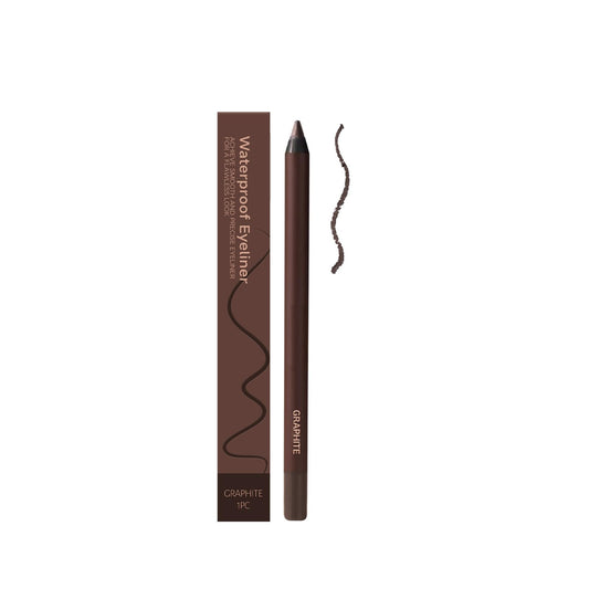 Generic 24h Waterproof Eyeliner, Smudge Proof & Sweat Resistant Formula, Highly Pigmented Eye Liner for Long Lasting Wear, Dual Sharpenable Design for Precise or Smoky Looks, Smooth (Plum Color)