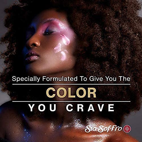 Sta-Sof-Fro Permanent Hair Color Powder Covers Grey & White Hair - Brown Black (Pack of 3)