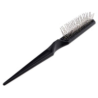 POFET 2pcs Black Detangling Styling Hairbrush Rat Tail Cushioned Comb For Natural Hair Wigs Hair Extensions