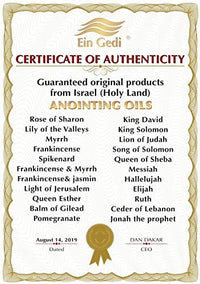 SpringNahal Henna Prosperity Anointing Oil 100 ml - 3.4 fl.oz from Holyland Jerusalem