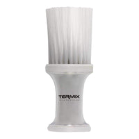 Termix Professional Hairdressing Talcum Powder Brush Brush for Cleaning Your Neck with Soft Fibres for Maximum Cleaning Transparent Colour and White Fibres