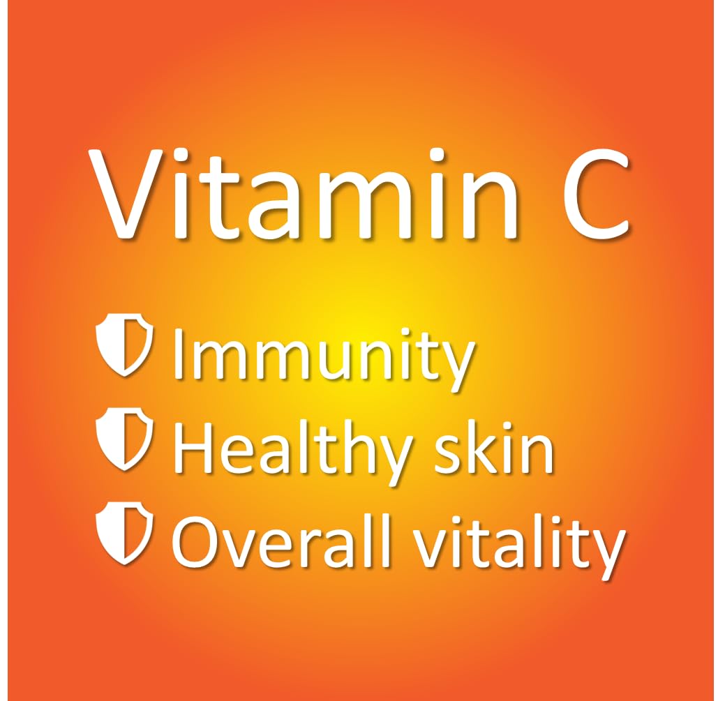 Haliborange Seven Seas Effervescent Vitamin C Tablets, Orange, 20 count