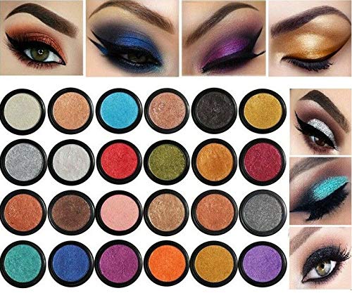 Phoera PHOERA Super Vibrant Ultra-Metallic Eyeshadow Long Lasting Waterproof Shimmer High Pigment Glitter Eye Shadow Palette Cosmetic Makeup AQUAPURITY (101 CREAM)