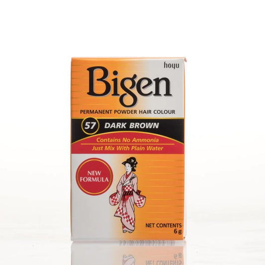 Generic Bigen Permanent Powder Hair Color - 57 - Dark Brown | No Ammonia (Pack of 3)