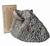 Hydrea London Natural Volcanic Pumice Stone Black - Callus Remover Foot Care