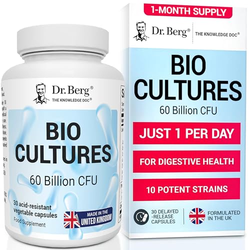 Dr. Berg Nutritionals Dr. Berg Bio Cultures Complex | 60 Billion CFU | with Lactobacillus and Bifidobacterium Strains