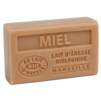 Label Provence Nature Label Provence Savon de Marseille - French Soap Made With Fresh Organic Donkey Milk - Honey Fragrance - 60 Gram Bar - Set of 3