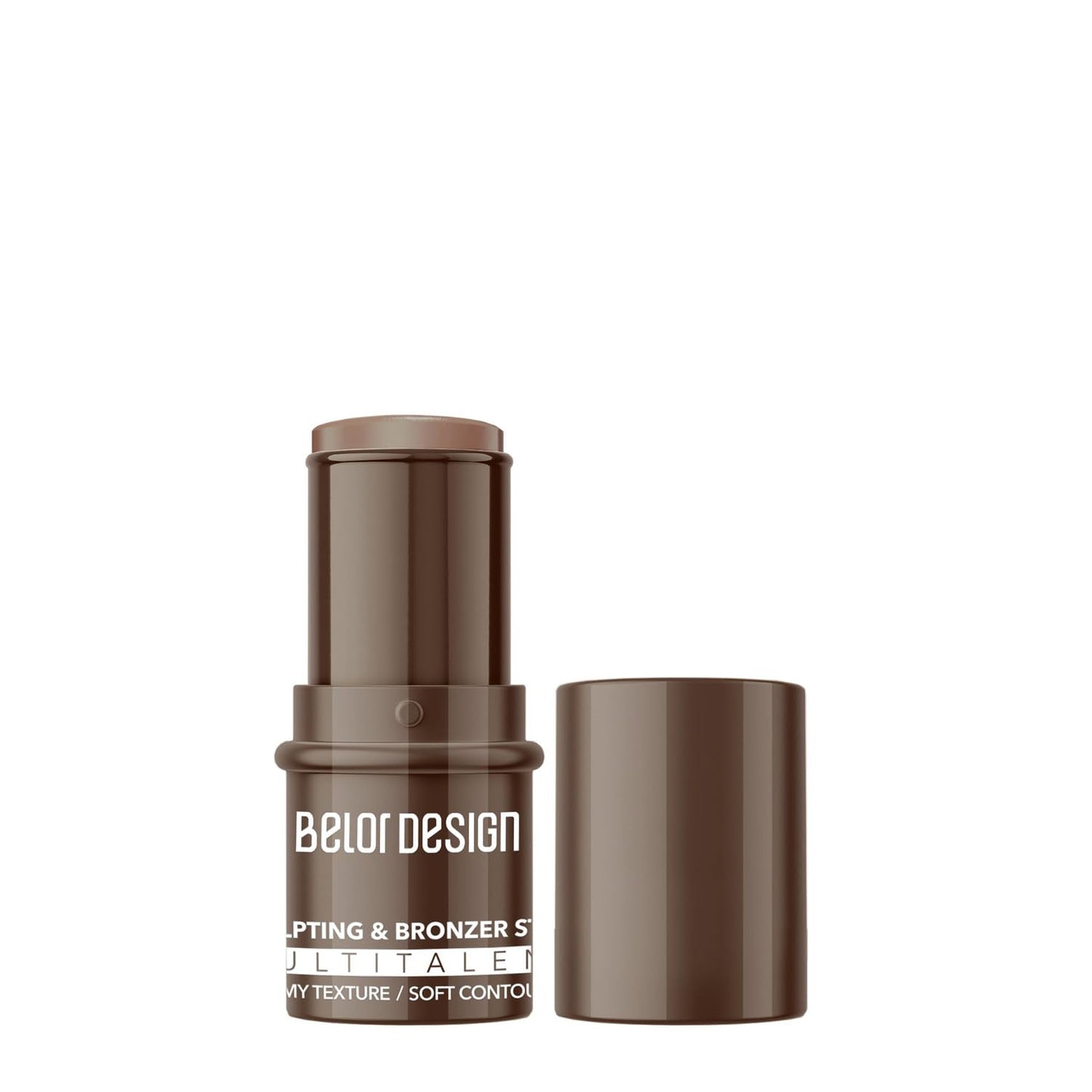 Belor Design MULTITALENT Multifunctional Sculptor-Stick Makeup in three easy steps! (Tone 2 Creamy Texture/Soft Shadow Effect, 922C) (tone 1, one size)