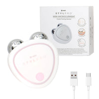 STYLPRO Mini Microcurrent Facial Toning Device – Firming & Lifting, Non-Invasive, Long Lasting, Time Saving, Home Facial, Microcurrent Technology, 3 Intensity Settings, Rechargeable, Portable