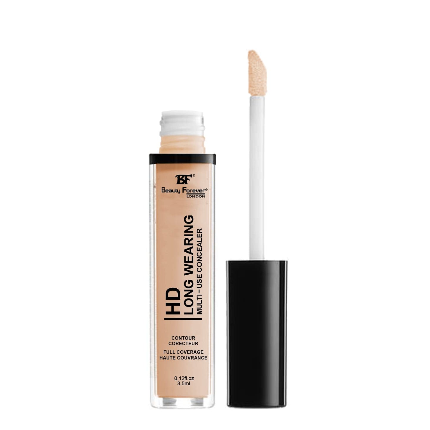BF Beauty Forever Beauty Forever HD Long Wearing Multi-use Concealer, Emollient Rich Formula, Creamy & Blend-able, 3.5ml (03 LIGHT)