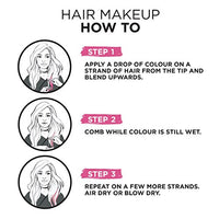 L'Oreal Paris Colorista Hair Makeup Temporary Brunette Hair Colour, Mauve Purple