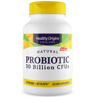 Healthy Origins, Probiotic, 8 Strains of Bacteria, 30 Billion Bacterial Cultures per Capsule, 60 Vegetarian Capsules, SOYA-Free, Vegetarian, Gluten-Free, Non-GMO