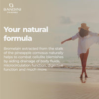 BANDINI Bandini® Bromelain 1000mg High Strength 10.000 (F.I.P) | 180 Capsules from Pineapple Extract | Pure Digestive Natural Enzyme Supplement for Inflammation, Swelling and Digestion | Vegan | No Additives