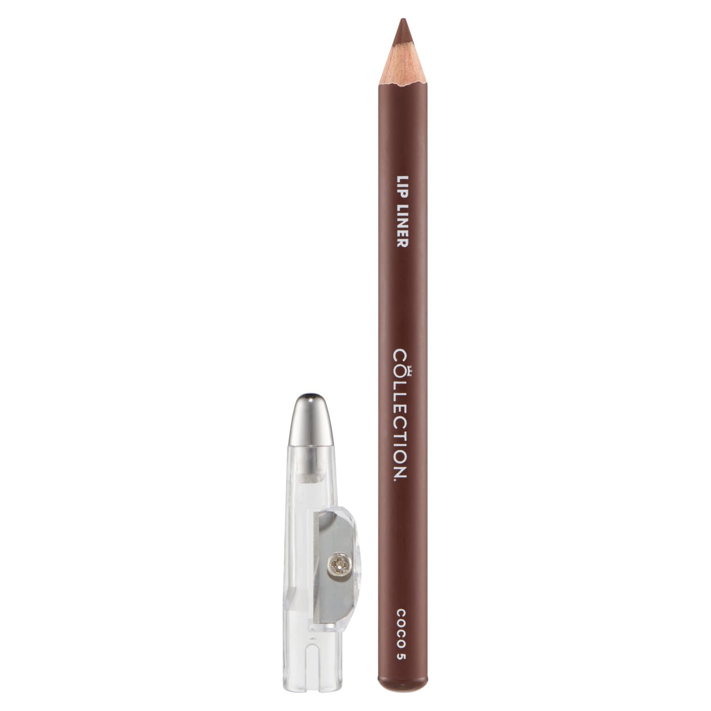 Collection Cosmetics Long-Lasting Lip Liner Pencil with Sharpener, Coco