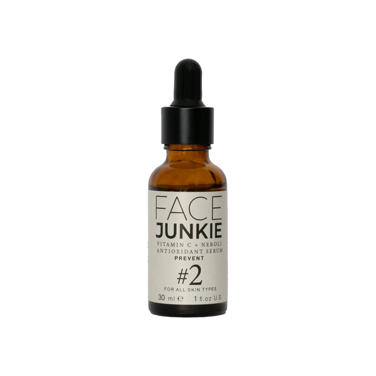 Face Junkie Vitamin C Serum, Face Serum with Neroli Antioxidant, 12.5% Vitamin C Serum for Face, Brightens Complexion and Fades Hyperpigmentation, 30ml