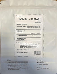 UKHealthHouse 100% Pure MSM Powder 250g – Vegan Methylsulfonylmethane Supplement – Joint, Muscle & Collagen Support – Food Grade Sulphur for Detox & Inflammation Relief