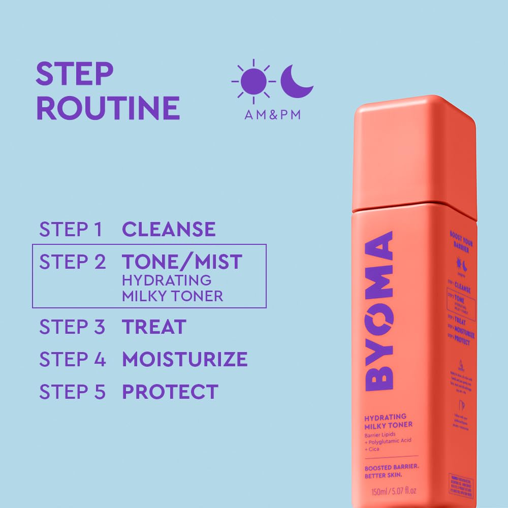 BYOMA Hydrating Milky Toner, Ultra-Soothing for Dry Skin (150ml)