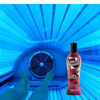 Supre Tan Cherry Bomb Hot Dark Tanning Maximiser with Skin Firming Cherry Extracts 235ml