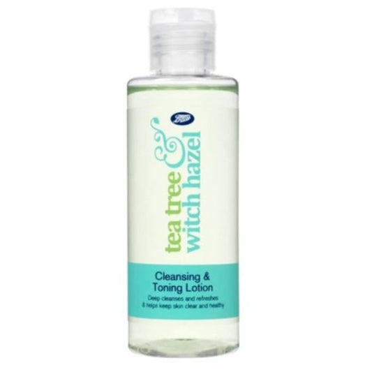 LUKYUS Boots Tea Tree and Witch Hazel Cleansing & Toning Lotion - Helps Keep Skin Clear and Healthy