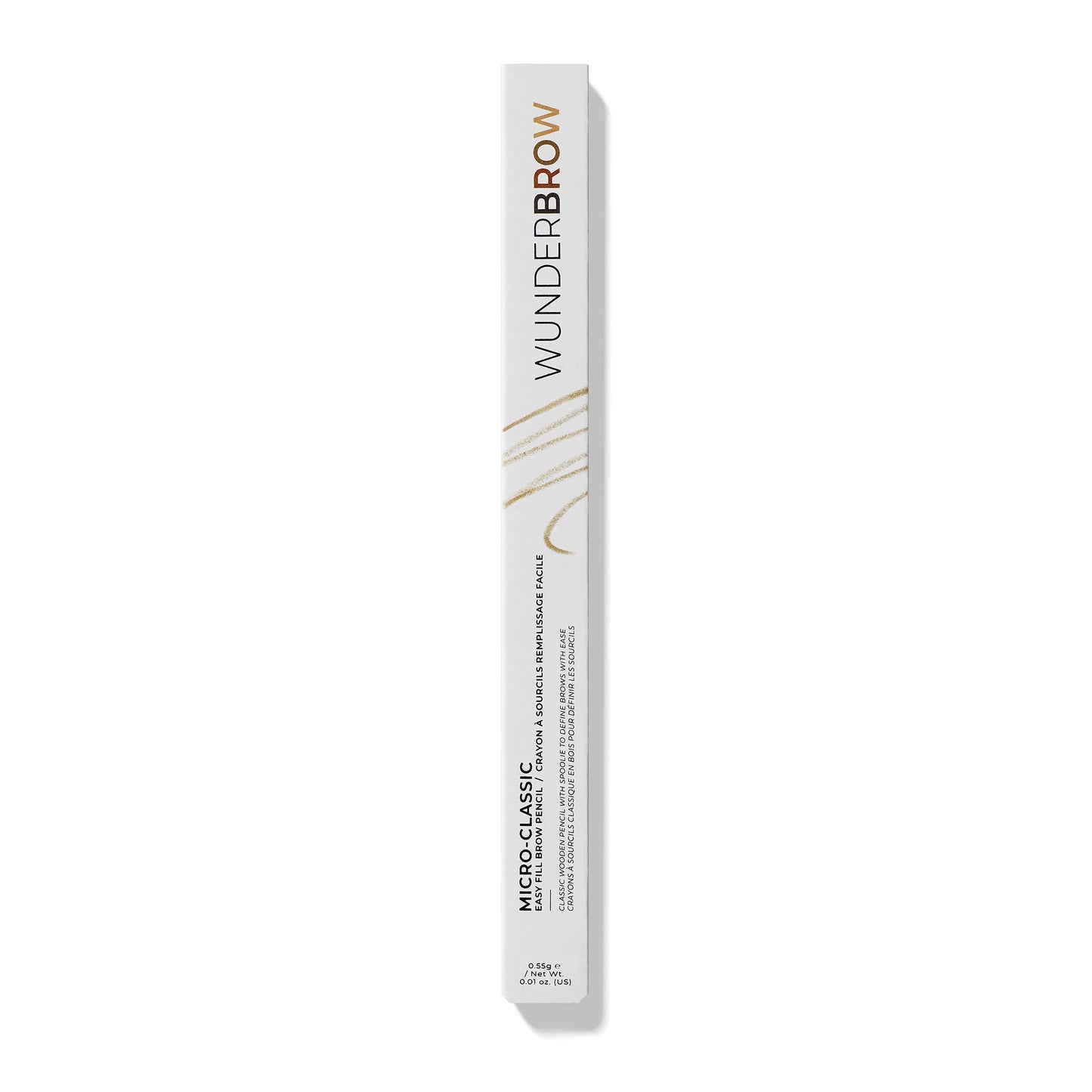WUNDERBROW Wunderbrow Micro-Classic Brow Pencil, 2.5mm tip for precision filling, Vegan and Cruelty Free (Blonde)
