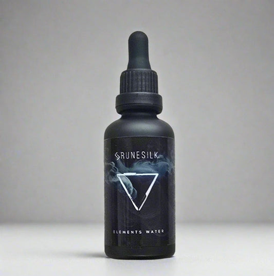 Elements Water Beard Oil by RUNESILK | Beard Oil for Men - Conditioner with Argan Oil - Gentle Beard Care for All Skin Types | Made in the UK