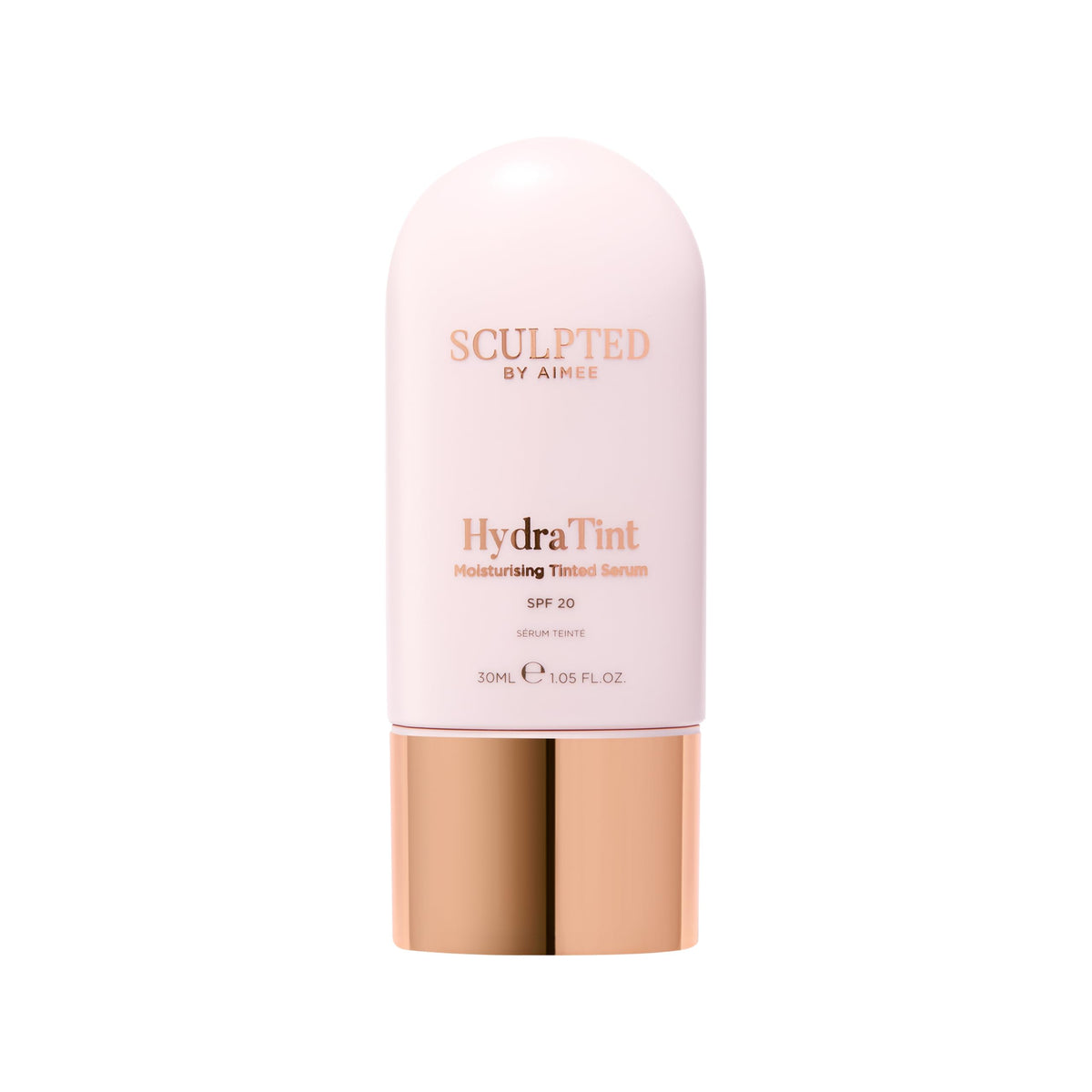 SCULPTED by Aimee Connolly Sculpted by Aimee HydraTint Tinted Serum Foundation SPF 20 Hydrating Skin Tint with Hyaluronic Acid Shade SHT10.0, Deep, Neutral Undertone