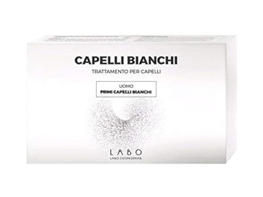 LaBo LABO WHITE HAIR First White Hair MAN Melanin Capillary Hair 20 Ampoules