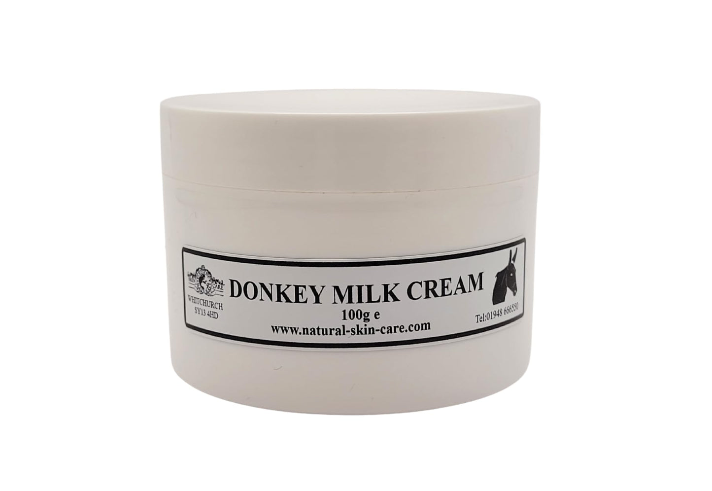Donkey Milk Moisturising Cream 100g Ideal for Dry Senstive Skin Eczema Psoriasis dermatitis and rosacea Gentle moisturiser By Elegance Natural Skin Care