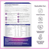 Solvotrin Active Iron Supplement 25mg + Pregnancy Multivit, 30 Capsules + 30 Tablets