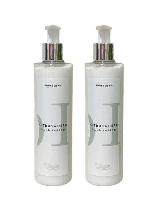 Generic Lidl By Deluxe - Number 01 - Citrus & Herb Hand Lotion | 250mL×2 [TWIN PACK]