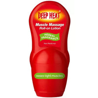 AHASON'S Deep Heat Muscle Massage Roll on Lotion,Pack of 3