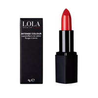 Lola Make Up by Perse LOLA Make Up by Perse Intense Colour Lipstick – Glossy Finish, Full Coverage, Ultra-Rich Pigments, Creamy Hydrating Formula, Infused With Vitamins E & C, Vegan & Cruelty-Free – 004-Blossom Red