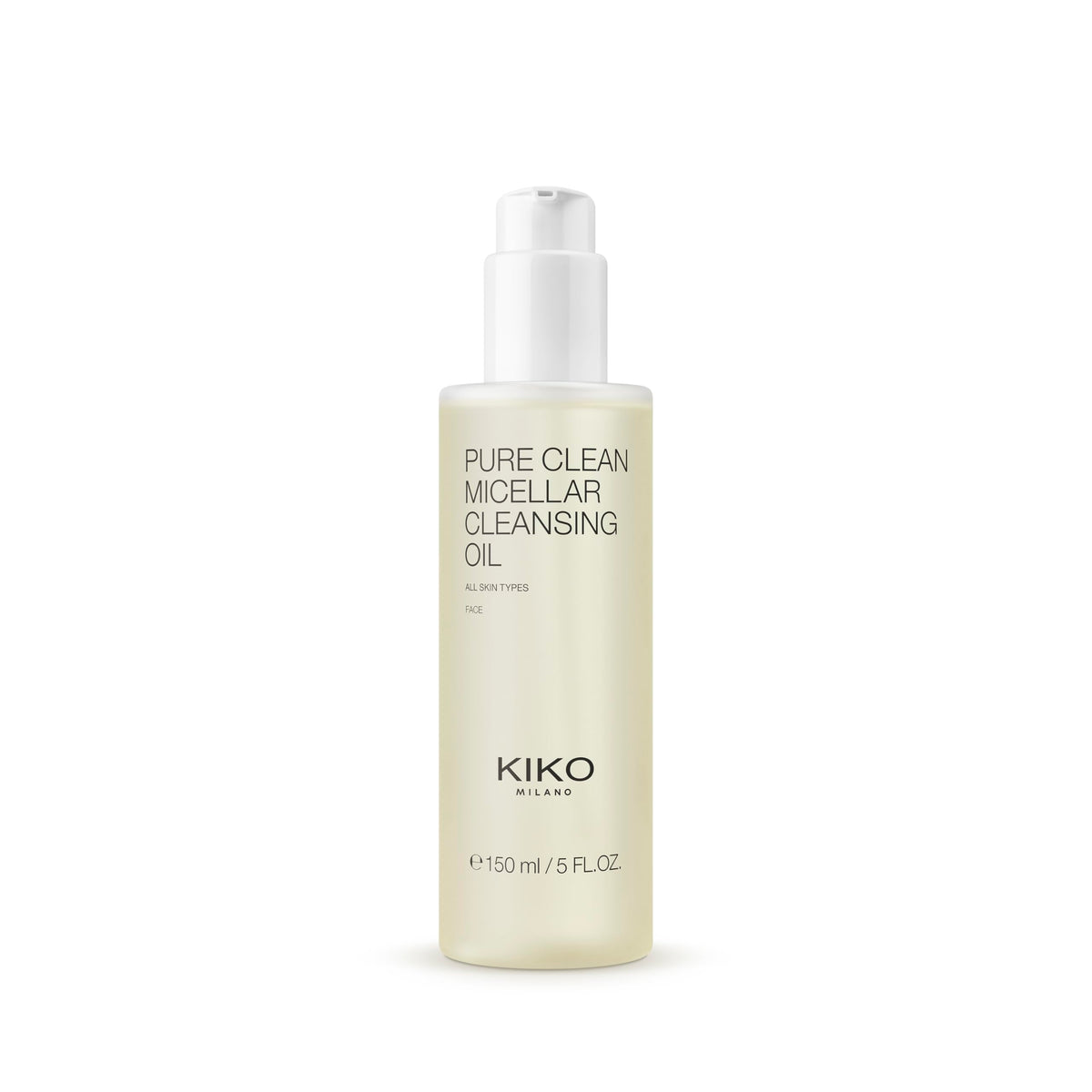 KIKO Milano Pure Clean Micellar Cleansing Oil, Micellar Oil Cleanser And Make-Up Remover