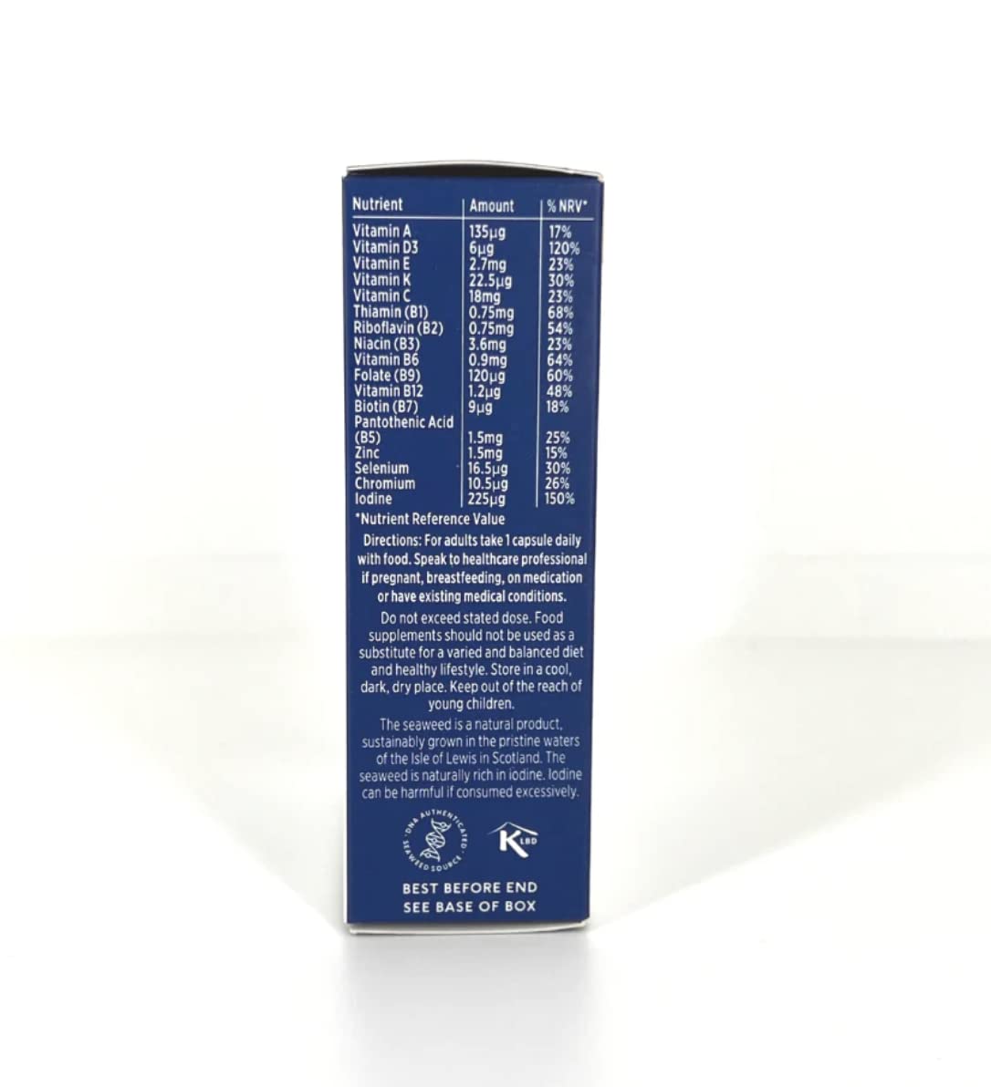 Doctor Seaweed's | Beauty+ Capsules | 1 Months Supply | Organic Scottish Seaweed with Vitamins | Nails, Skin & Hair Natural Supplement