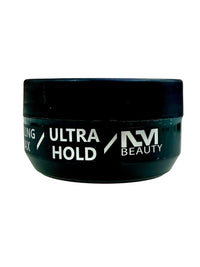 NM BEAUTY NMB Gumm-wax Professional Hair Styling Wax | Edge Control | Hair Gel Wax | Ultra Hold | Men & Women Hair Wax (Blue, Black & Red Aqua, Green Matte) 150ml (150ml, Black Aqua)
