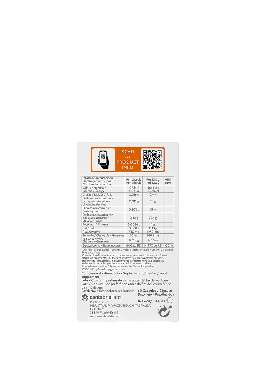 Heliocare Oral Capsules (60 Capsules) Sun Protection Supplements | Extra Protective Skin Care Boost - Prolong Suntan and Prevent Photoageing | Protects Against UVA, UVB, Visible and Infrared Hazards
