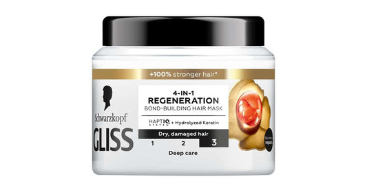 Schwarzkopf Gliss 4 IN 1 Regeneration Hair Mask Dry Damaged Hair, 400 ml