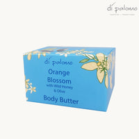 Di Palomo Orange Blossom & Honey Body Butter 200ml. Body Moisturiser & Body Lotion. Shea Butter Body Butter with Skin Care. Body Butter for Women & Body Moisturiser for Women. Body Creams for Women.